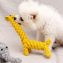 Brinquedo de Corda para Cachorro Formato Animal - Algodão Artesanal
