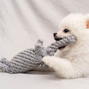 Brinquedo de Corda para Cachorro Formato Animal - Algodão Artesanal