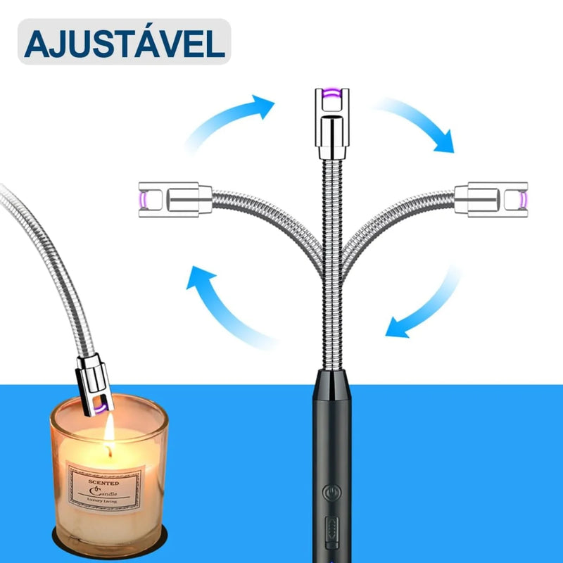 Isqueiro Elétrico Recarregável