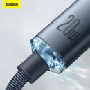 Cabo BASEUS 20W, Carregamento Rápido para iPhone