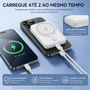 Power Bank Magnético Vention 5000mAh MagSafe com Carregamento Rápido PD 20W
