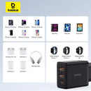 Carregador BASEUS 30W, Carregamento Rápido Para Celulares