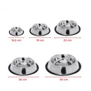 Comedouro Bebedouro Inox Pet - Prata