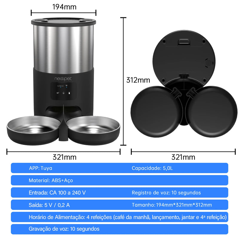SmartPet Du - Alimentador Automático