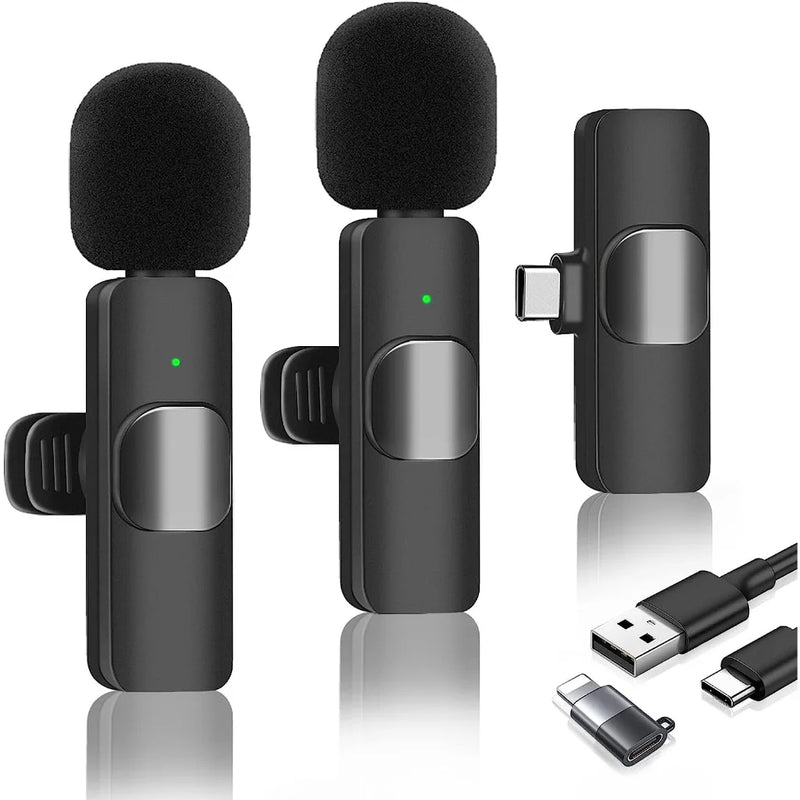 Microfone de Lapela Sem Fio