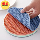 Kit 4 Descansos de Panela em Silicone - vista 1